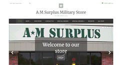 Desktop Screenshot of amsurplus.com